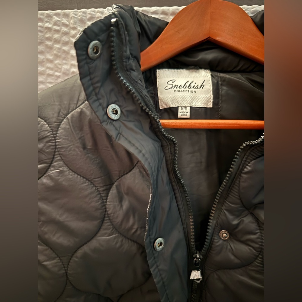 Snobbish Collections Black Quilted Puffer Jacket - Picture 5 of 6